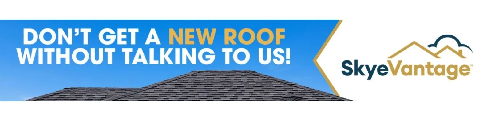 Completed SkyeVantage roof installation in a residential setting